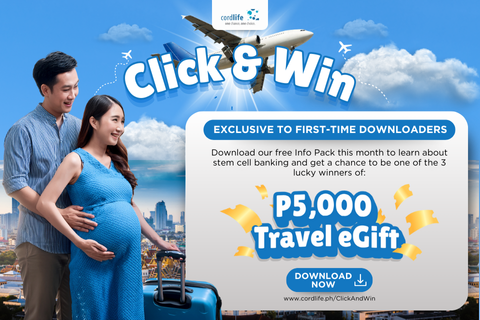 📥 Download our FREE Info Pack on umbilical cord stem cell banking and get a chance to win a ₱5,000 eGift!