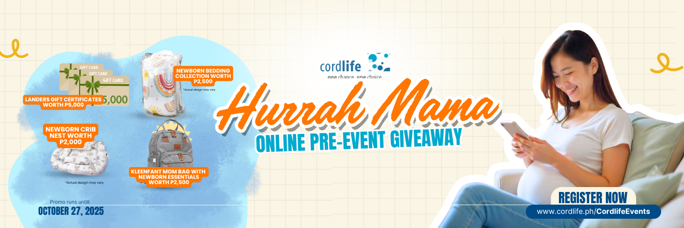 Join our Online Hurrah Mama from October 28–30, 2025, and enjoy exciting offers and giveaways from Cordlife Philippines — all from the comfort of your home! 