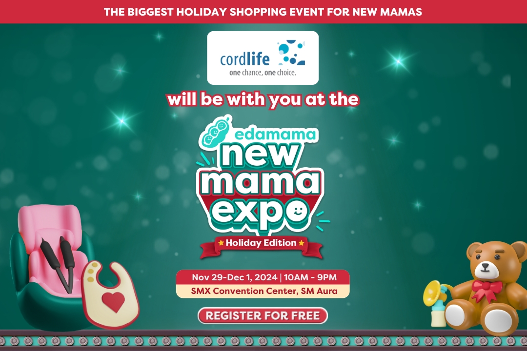 Visit Cordlife Philippines at the #NewMamaExpoHolidayEdition! 🎉