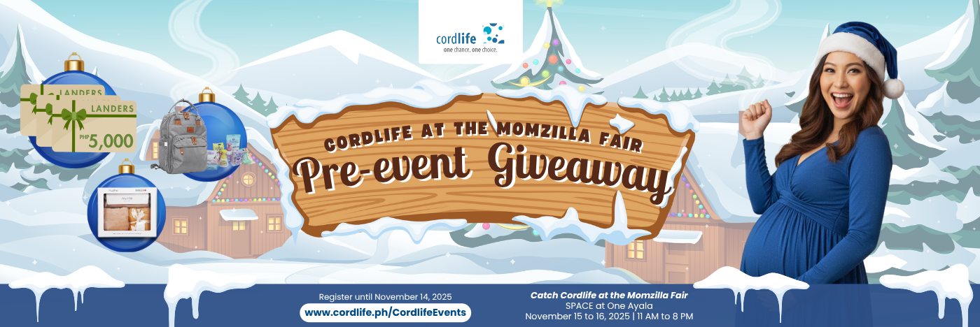 Join the Cordlife x Momzilla Fair Pre-event Giveaway and stand a chance to win special gifts made with love for you and your little one: