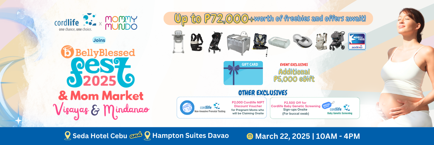 Cordlife is bringing ₱72,000+ worth of freebies and exclusive offers to Belly Blessed Fest in Cebu and Davao!