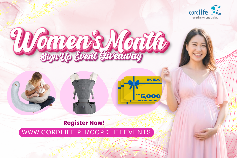 Pregnant moms, this one’s for you 💕 Register this March and get a chance to WIN amazing prizes worth up to ₱7,000!