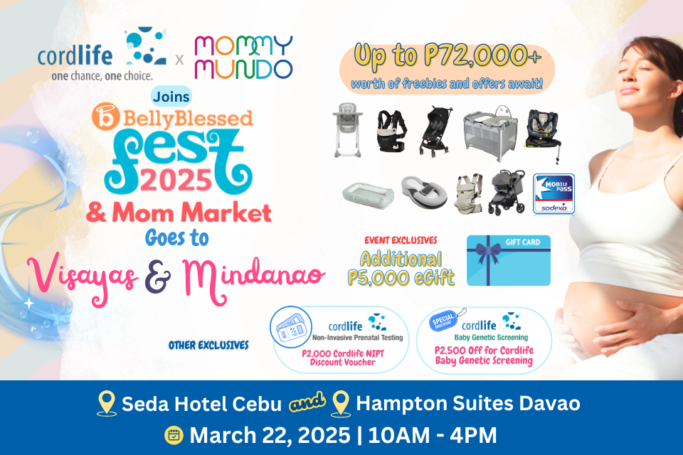 Cordlife is bringing ₱72,000+ worth of freebies and exclusive offers to Belly Blessed Fest in Cebu and Davao!