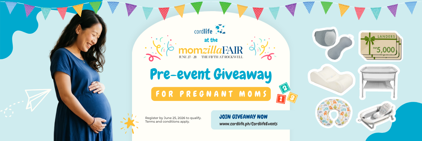 We're counting down to the Cordlife x Momzilla Fair, and we're giving 8 LUCKY MOMS a chance to WIN special prizes worth up to ₱8,000+!