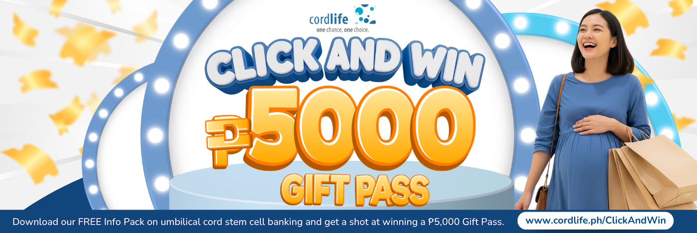 📥 Download our FREE Info Pack on umbilical cord stem cell banking and get a chance to win a ₱5,000 Gift Pass!