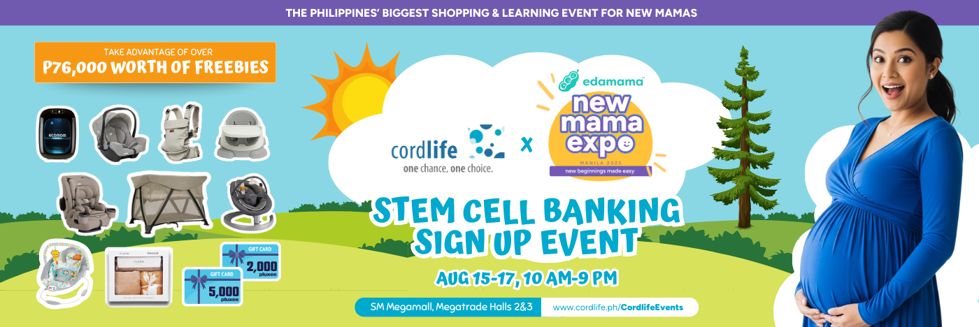 💙 Moms, you're invited! 💙 Join Cordlife Philippines at the edamama New Mama Expo! 🍼