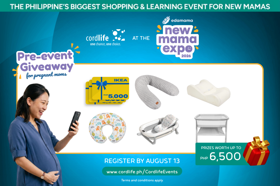 We're giving you even more reasons to get excited for the Cordlife x edamama New Mama Expo 2026! 