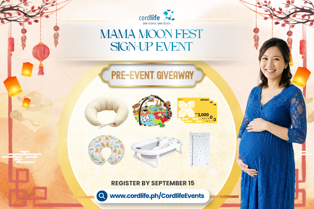 Get ready for the Cordlife Mama Moon Fest Sign-Up Event and join our Pre-Event Giveaway for a chance to win exciting prizes for you and your little one! 🎁💙