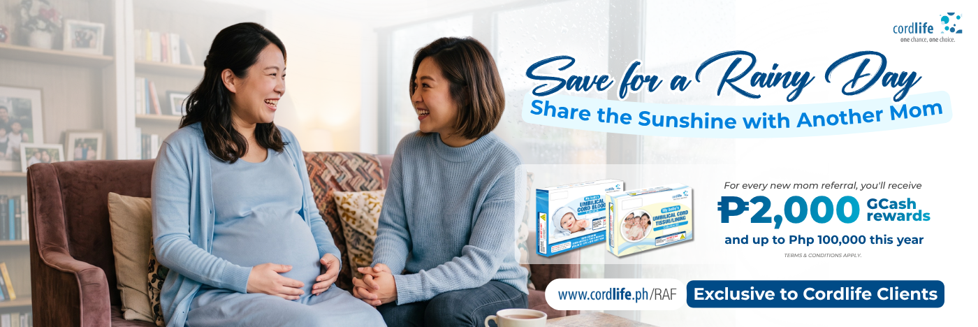 Stem cell banking is one way to prepare for life's unexpected moments. And when you refer another expecting mom to Cordlife, you're helping her prepare for her family's future, too!