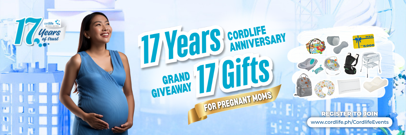 🎉 17 Years, 17 Gifts: Cordlife Anniversary Grand Giveaway for Pregnant Moms 💕