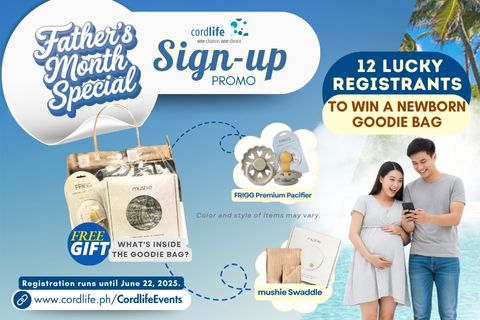Father's Month Sign Up Event Pre-Registration Raffle: Win a Newborn Goodie Bag worth ₱1,500!