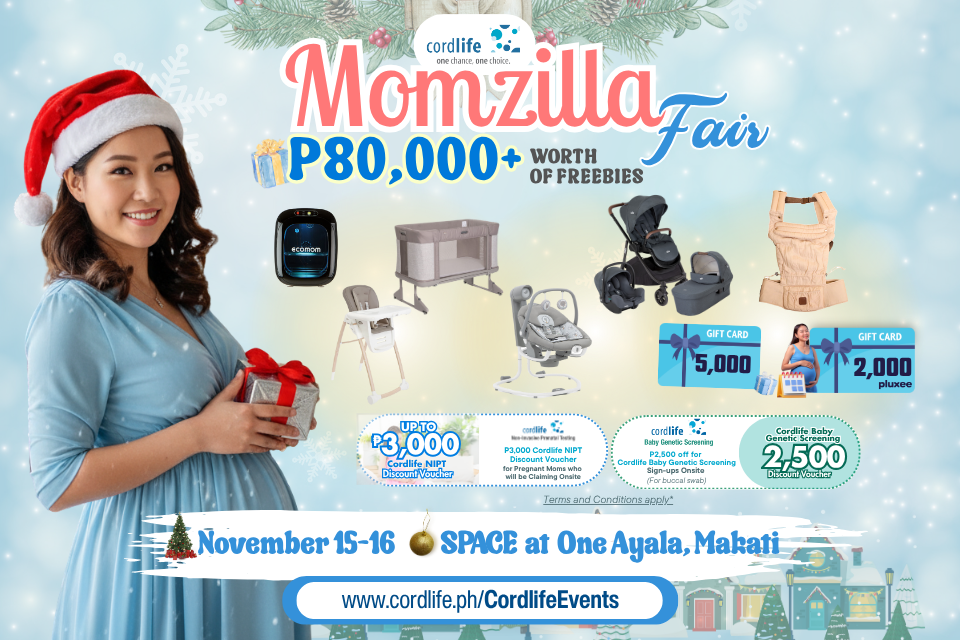 Get Over ₱80,000 Worth of Freebies & Offers at the Cordlife x Momzilla Fair! 