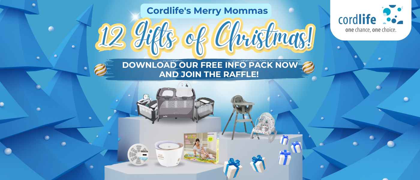 This holiday season, we’re spreading cheer with 12 amazing prizes for moms and babies! From cribs, high chairs, rockers, and even air purifiers, Cordlife is ready to make your holidays even more special!