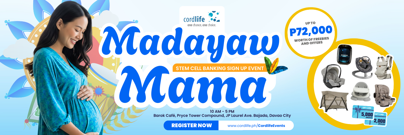 Celebrate the Kadayawan Festival with us at the Madayaw Mama Stem Cell Banking Sign-Up Event this August 28-30🎉